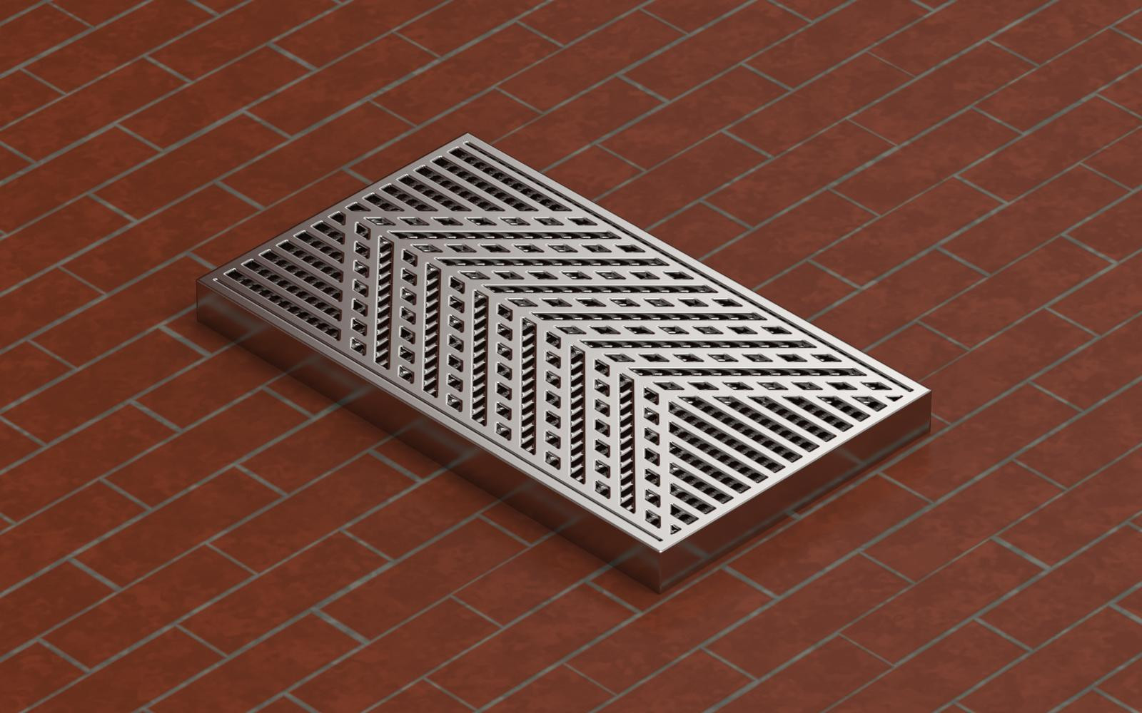 Custom Pattern Modular Drain Grate